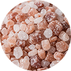 Himalayan pink rock salt crystals
